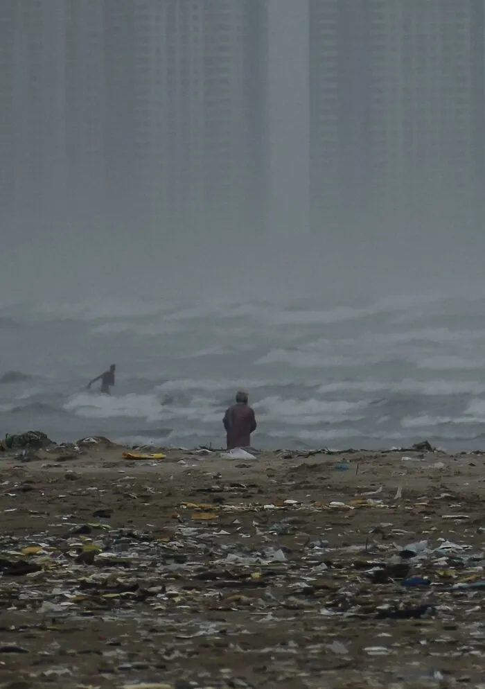 Vida de playa en Karachi