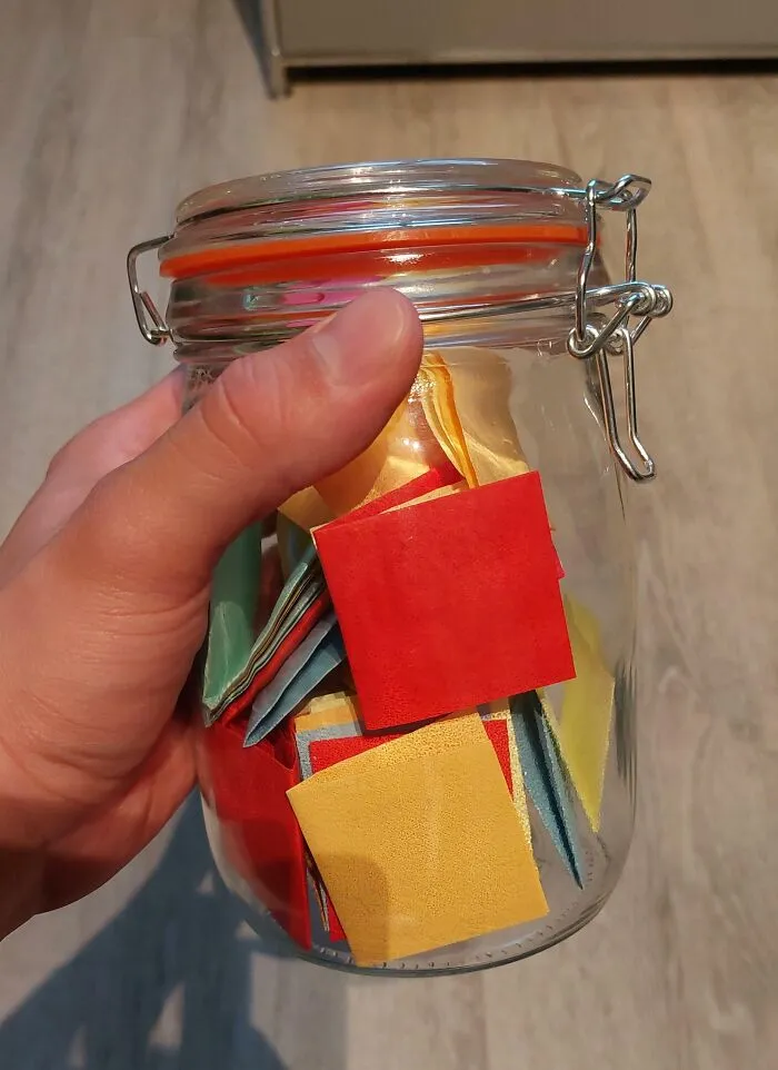 For Our 5-Year Anniversary I Wrote 50 Notes With Things I Love About My GF And Put Them In A Jar That I Am About To Gift Her. Wish Me Luck