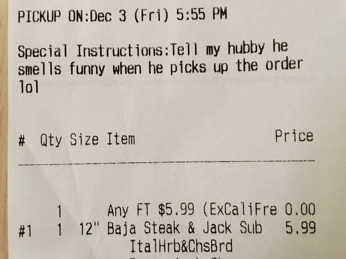 We Followed The Special Instructions. This Is Now One Of My Favorite Customers