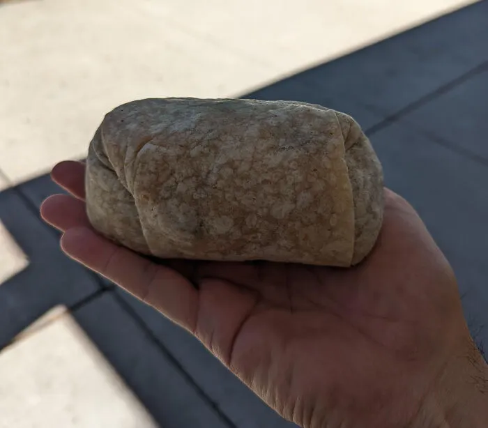 En Chipotle, pagué $11,70 por este burrito de pollo