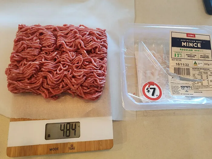 "500g no son 500g hoy en día"
