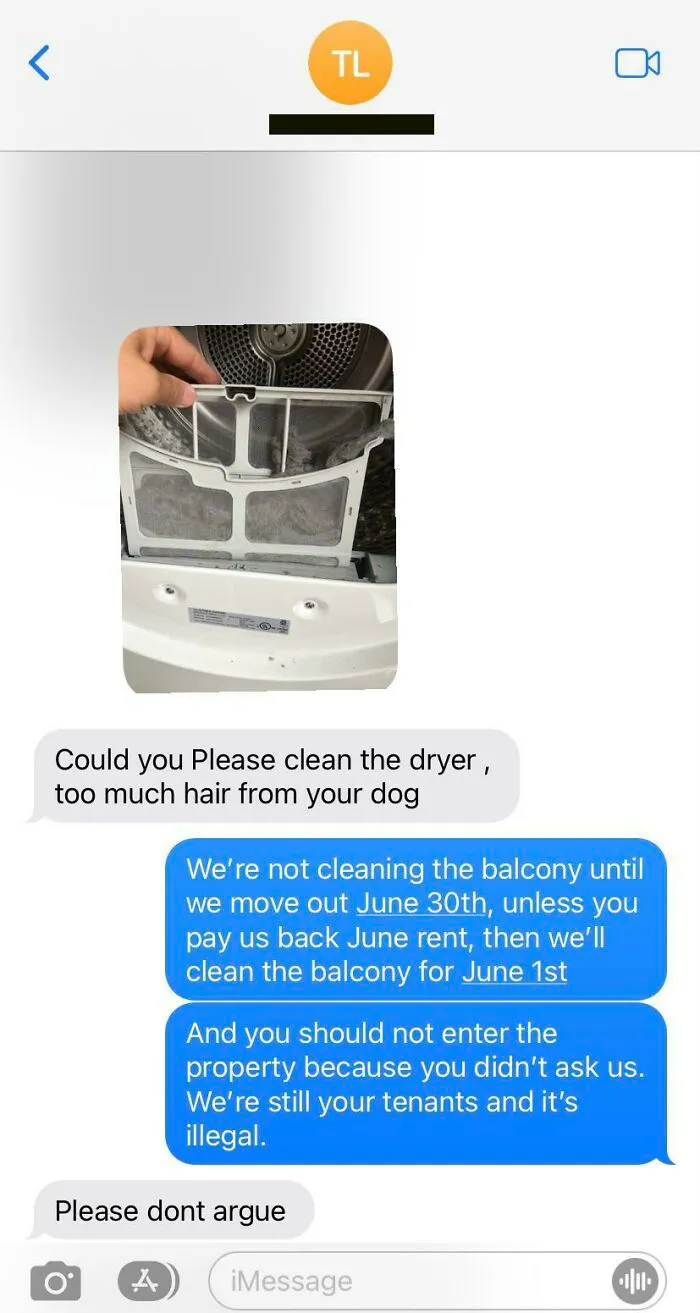 My Landlord Entered My Apartment Without Notice (Illegal) To Tell Me To Clean My Lint Trap