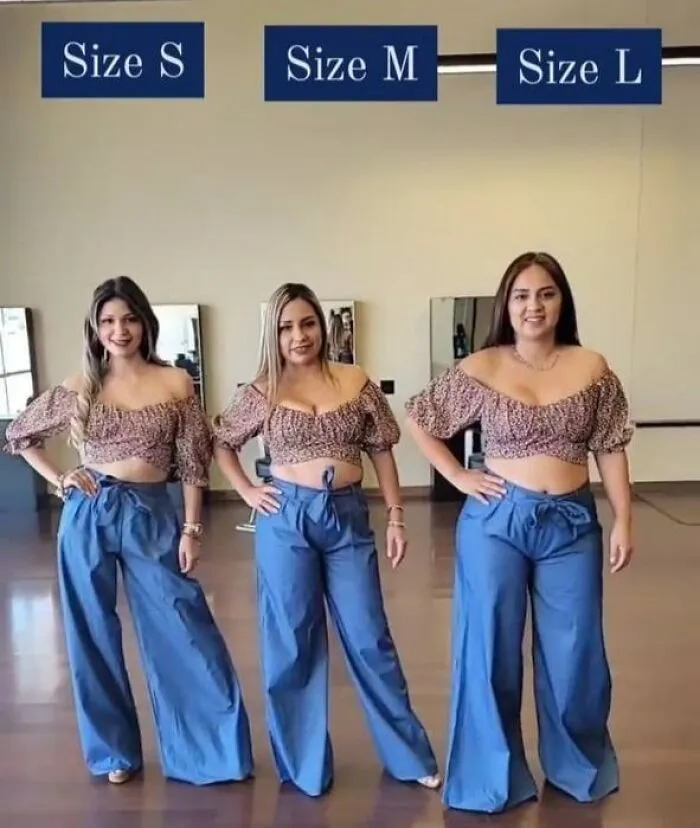 S, M And L: Three Women Try On The Same Outfit To Show How It Looks In Different Sizes
