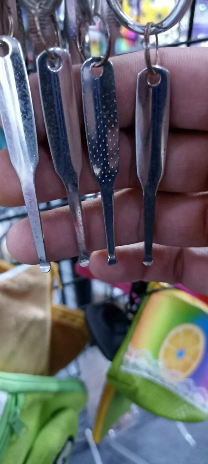 What Is This Silver Metal Thing With Narrow Bridge And Spoon Like End?
