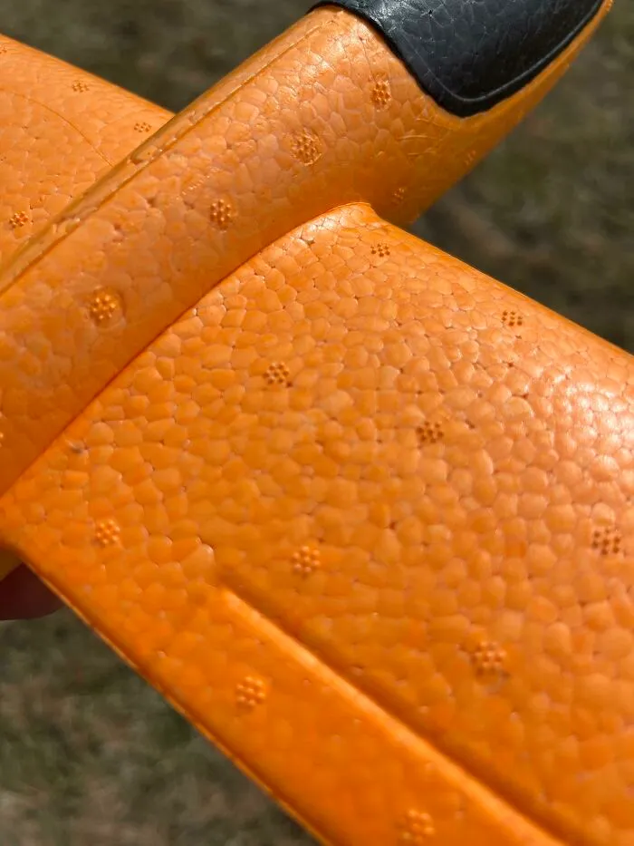 What Are These Sets Of Seven Dimples On Styrofoam?