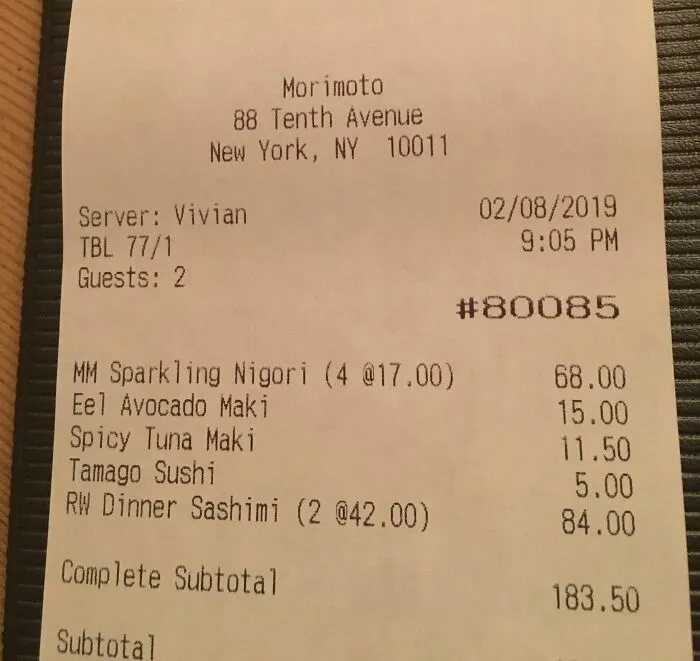 Got The Best Ticket Number For My Receipt Tonight