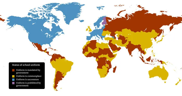 School Uniform Policy By Country