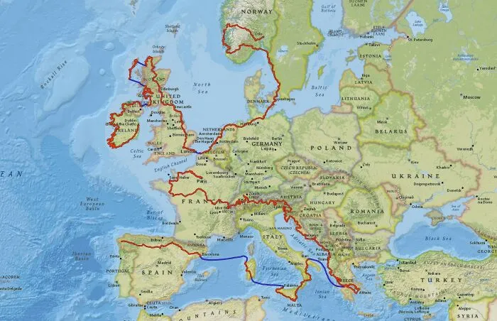 I Rode My Bicycle 11,877 Miles Across Europe