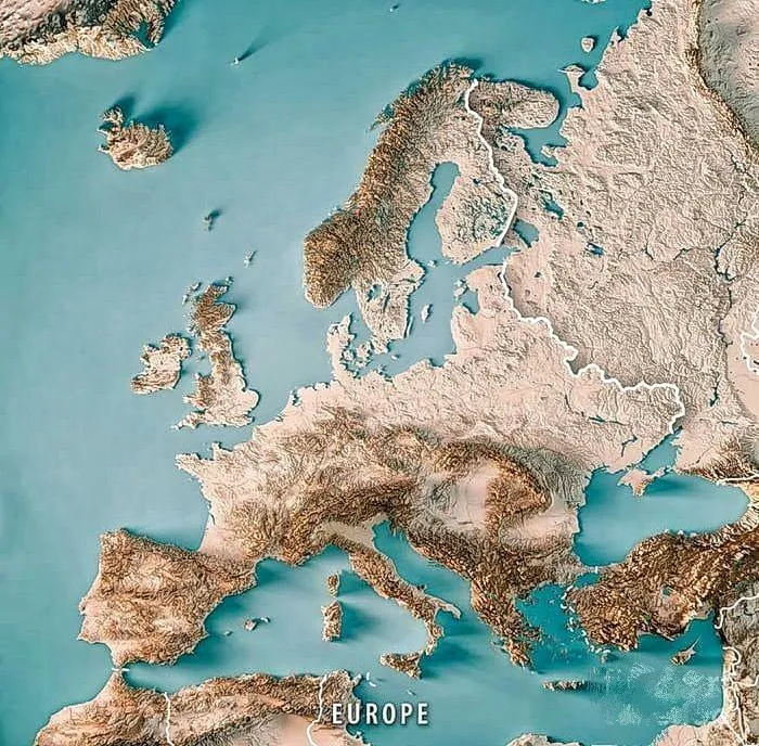 Topography Of Europe