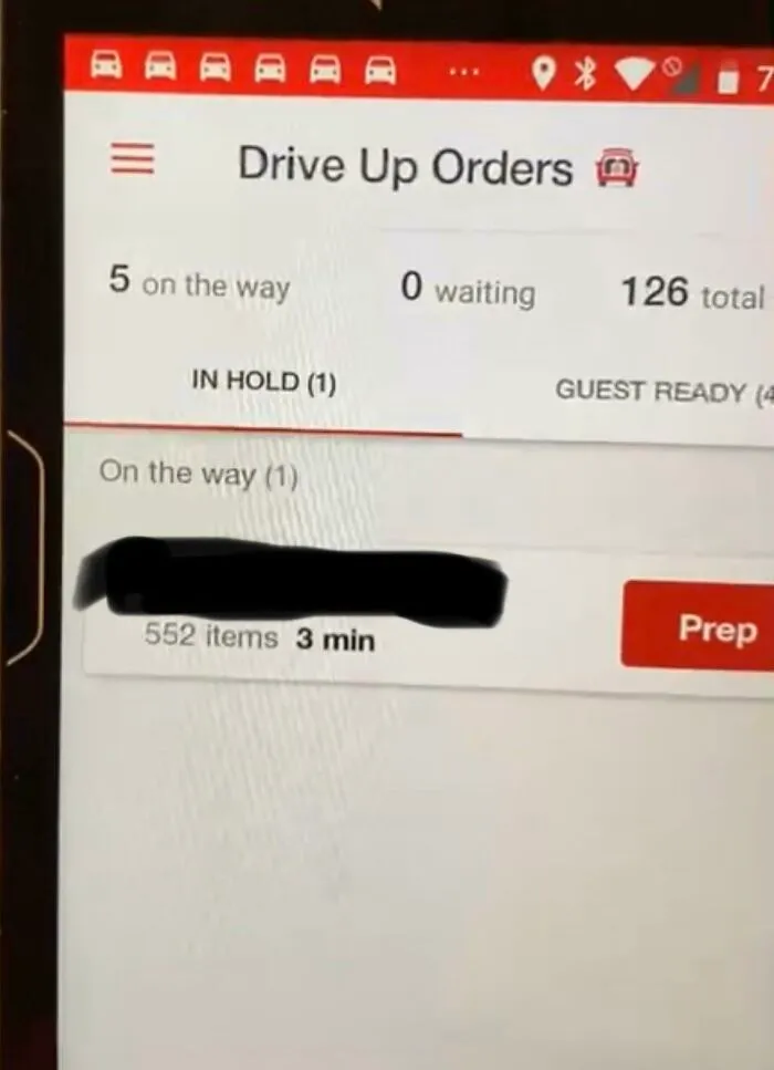 There Should Be A Limit To How Many Items A Guest Can Order For Drive Up…
