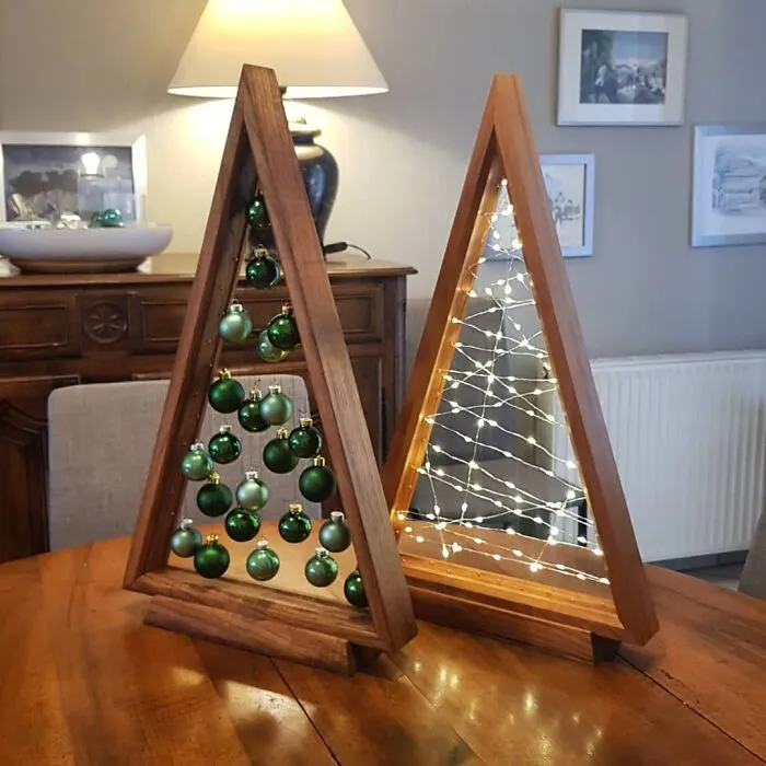I Made Minimalist Christmas Trees To Celebrate The Holidays