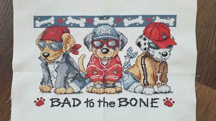 When I Was A Teenager, My Dad Took A Newly-Started Version Of This Away Because "Cross-Stitching Is For Girls". Cut To 20 Years Later As A Proud Gay Man, I Found This On Amazon And Completed Last Week As My First Project And A Huge Symbolic Personal Achievement. Take That Dad!