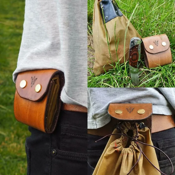 Made A Foldable Foraging Bag In Preparation For Berry Season