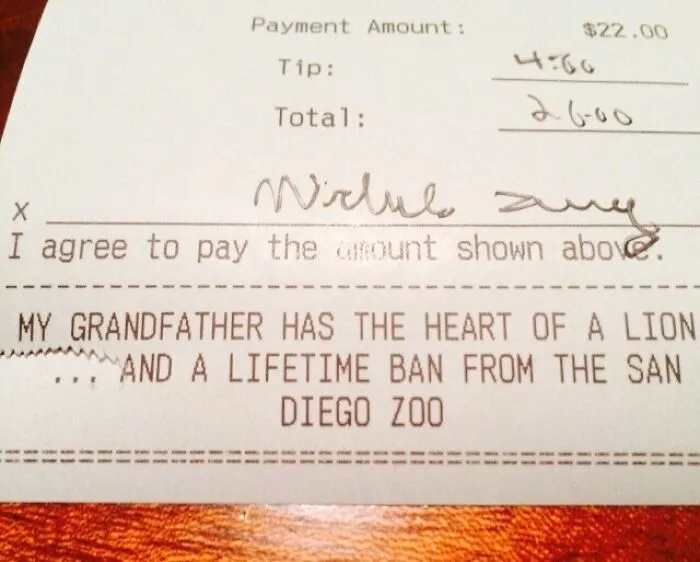 Noticed This On My Receipt At The Bar Yesterday