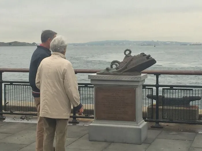 Tourist Stand In Awe