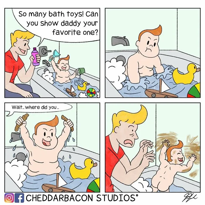 Ridiculous Situations And Funny Punchlines: 22 New Comics By This Artist