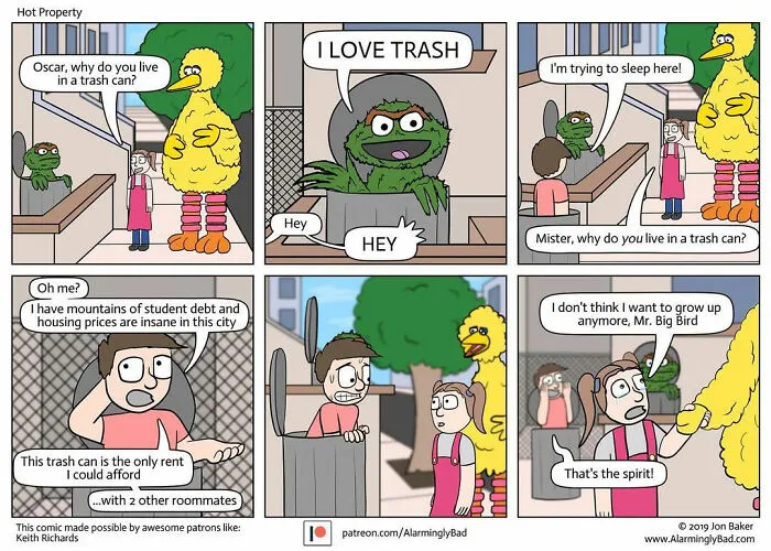 This Artist Is Creating 'Alarmingly Bad' Comics With Humorous And Unpredictable Twists At The End (35 Pcs)