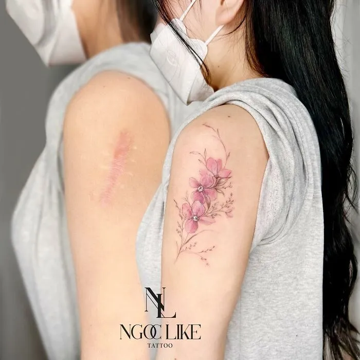 40 Personas que querían tapar sus cicatrices, y esta tatuadora lo consiguió (nuevas fotos)
