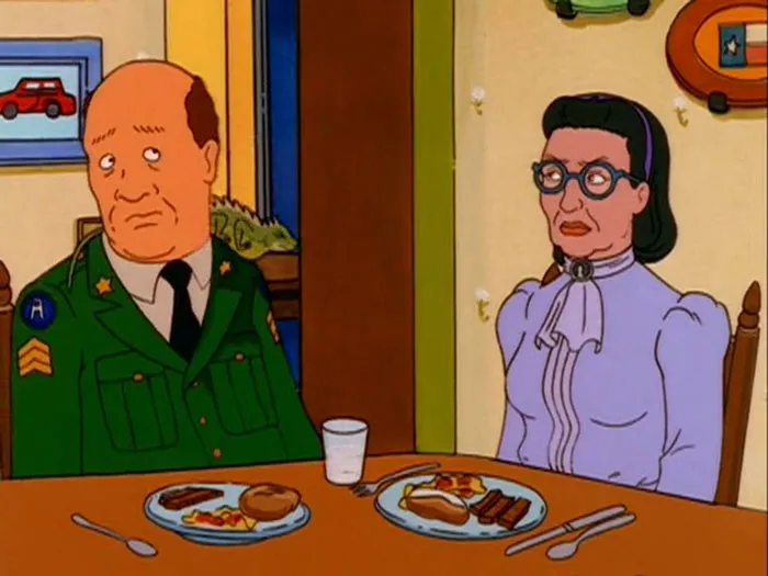 Bill and Shelia dinning 