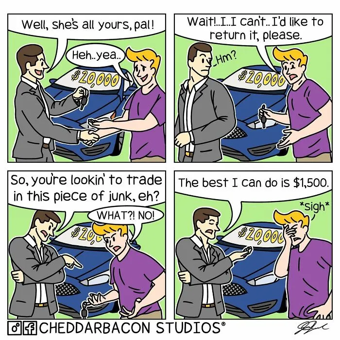 Ridiculous Situations And Funny Punchlines: 22 New Comics By This Artist