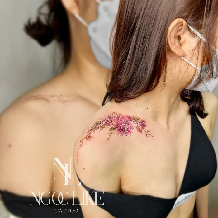 40 Personas que querían tapar sus cicatrices, y esta tatuadora lo consiguió (nuevas fotos)