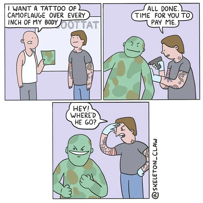 Slightly Dark And Amusing: 26 New Comics By Skeleton Claw