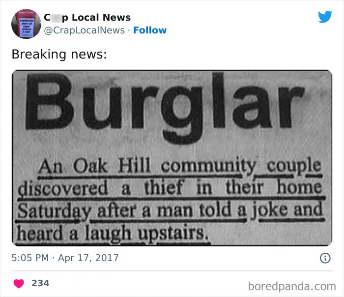50 Fun Headlines From Local News That Are Unhinged And Bizarre