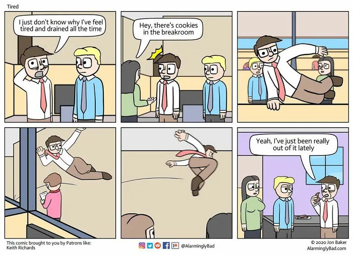 This Artist Is Creating 'Alarmingly Bad' Comics With Humorous And Unpredictable Twists At The End (35 Pcs)