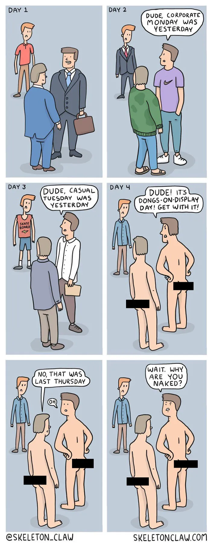 Slightly Dark And Amusing: 26 New Comics By Skeleton Claw