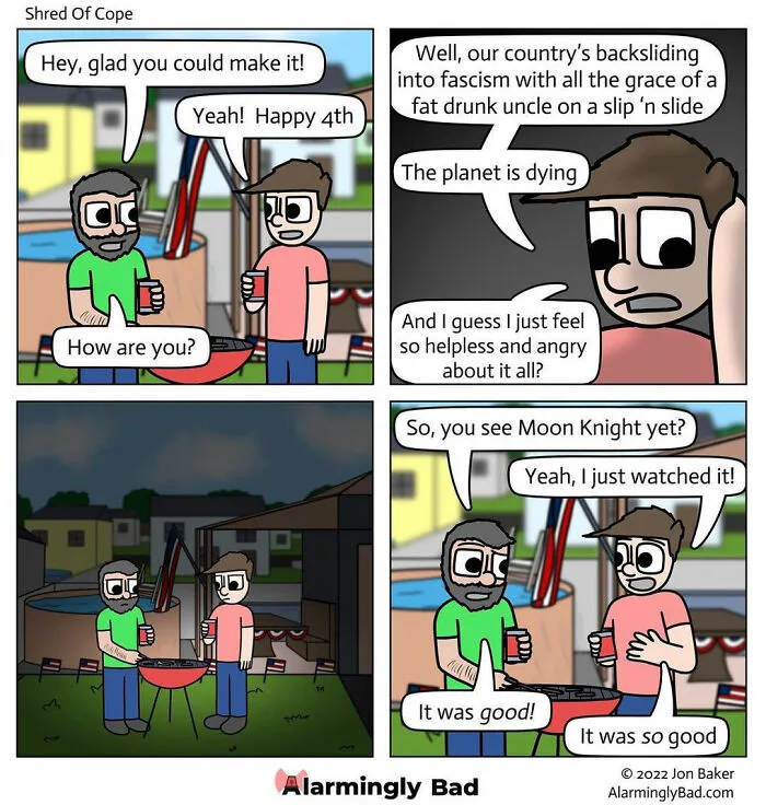 This Artist Is Creating 'Alarmingly Bad' Comics With Humorous And Unpredictable Twists At The End (35 Pcs)