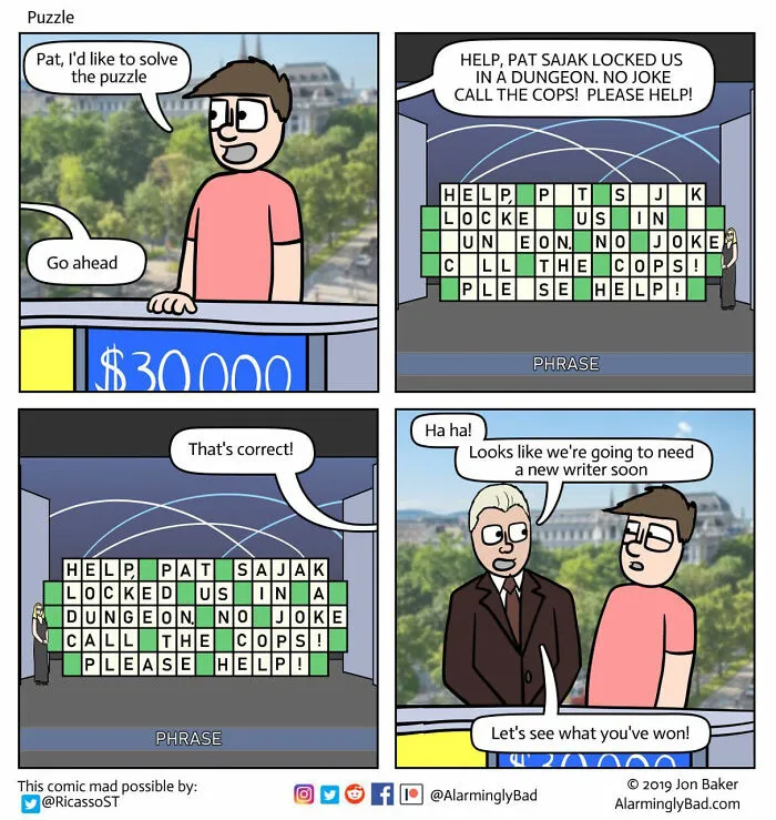 This Artist Is Creating 'Alarmingly Bad' Comics With Humorous And Unpredictable Twists At The End (35 Pcs)