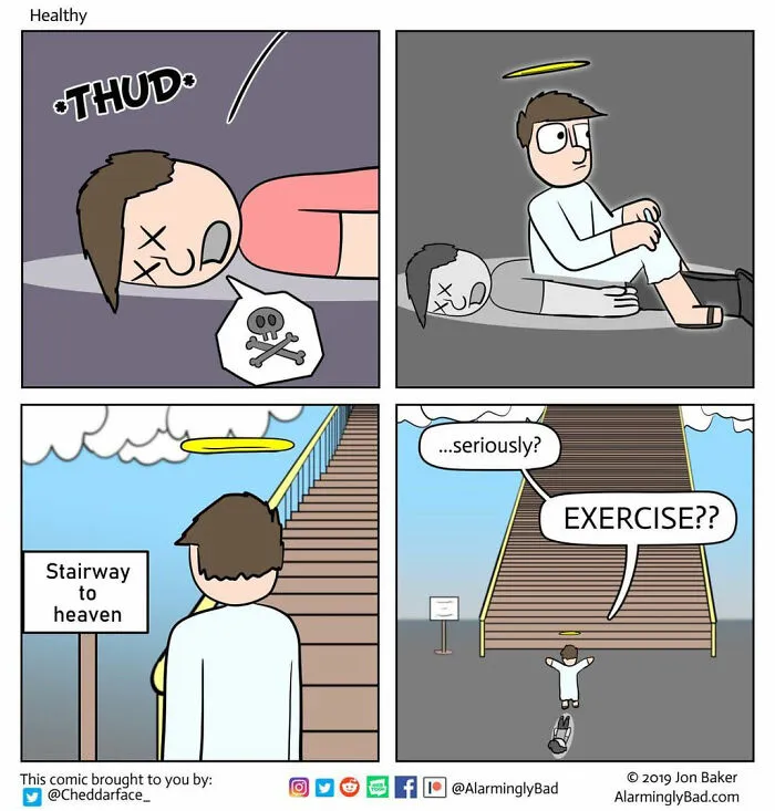 This Artist Is Creating 'Alarmingly Bad' Comics With Humorous And Unpredictable Twists At The End (35 Pcs)