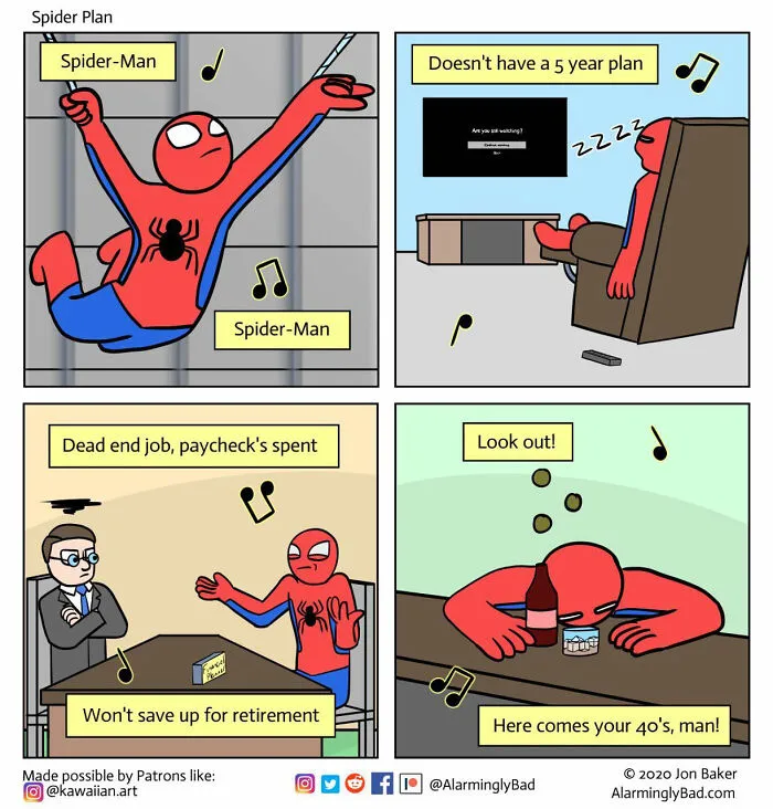 This Artist Is Creating 'Alarmingly Bad' Comics With Humorous And Unpredictable Twists At The End (35 Pcs)