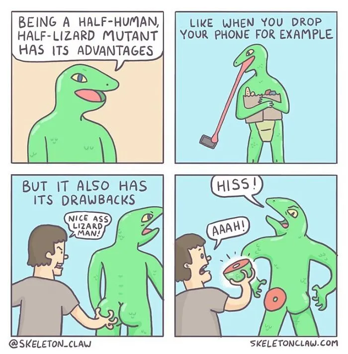 Slightly Dark And Amusing: 26 New Comics By Skeleton Claw
