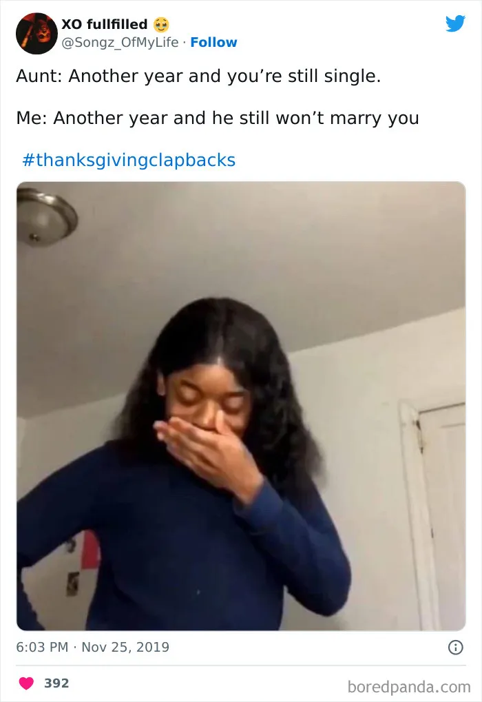 30 Hilariously Savage Thanksgiving Clapbacks To Prepare You For The Family Dinner This Year