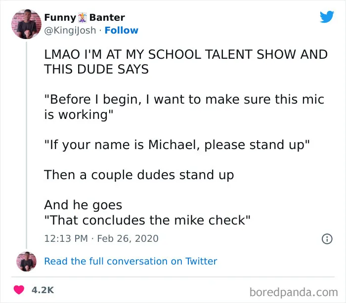 Mad Mike Check
