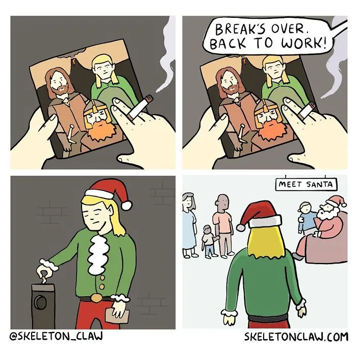 Slightly Dark And Amusing: 26 New Comics By Skeleton Claw