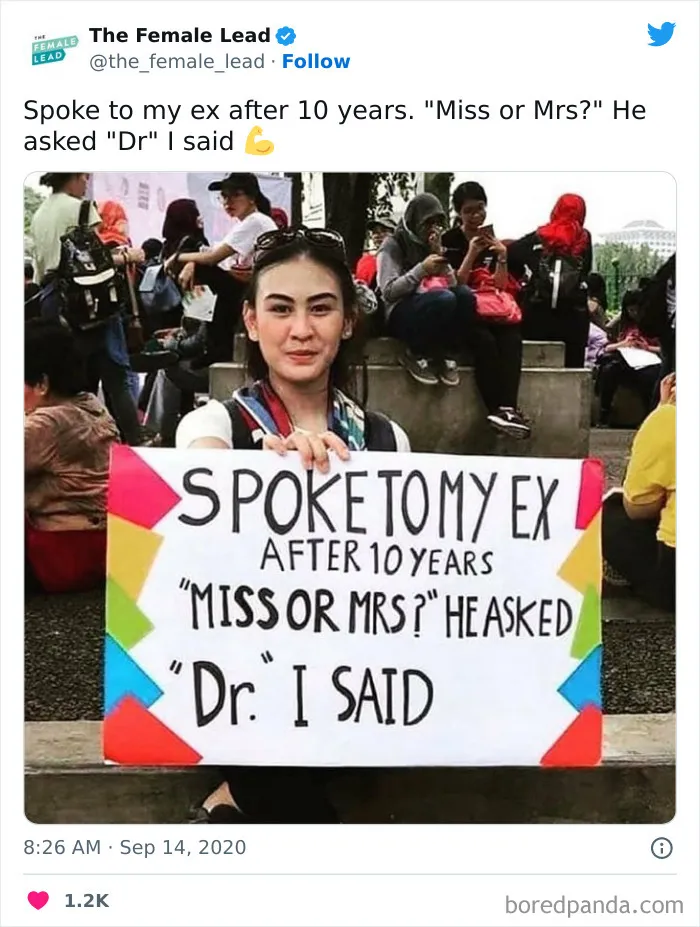 Spoke To My Ex After 10 Years. "Miss Or Mrs?" He Asked "Dr" I Said