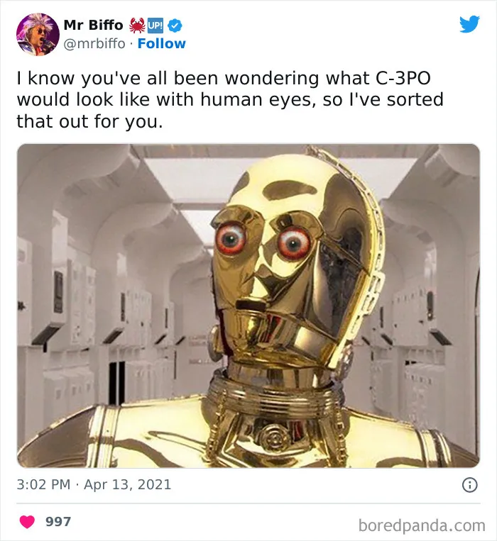 Human Eyes Threepio