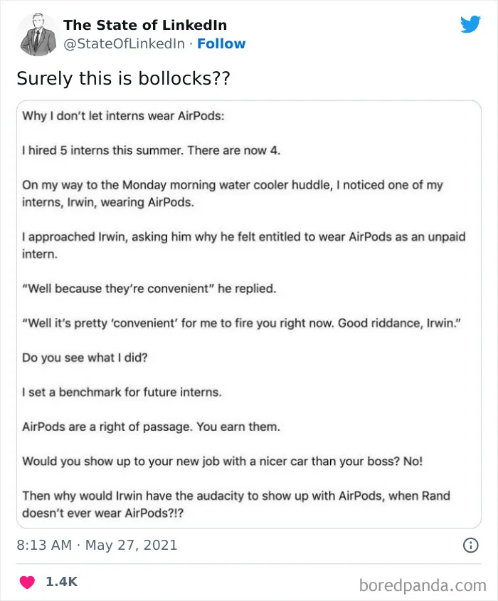"The State Of LinkedIn" Twitter Page Exposes The Cringiest And Most Out-Of-Touch Posts On LinkedIn (30 Pics)