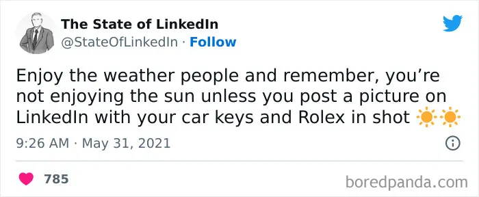 "The State Of LinkedIn" Twitter Page Exposes The Cringiest And Most Out-Of-Touch Posts On LinkedIn (30 Pics)