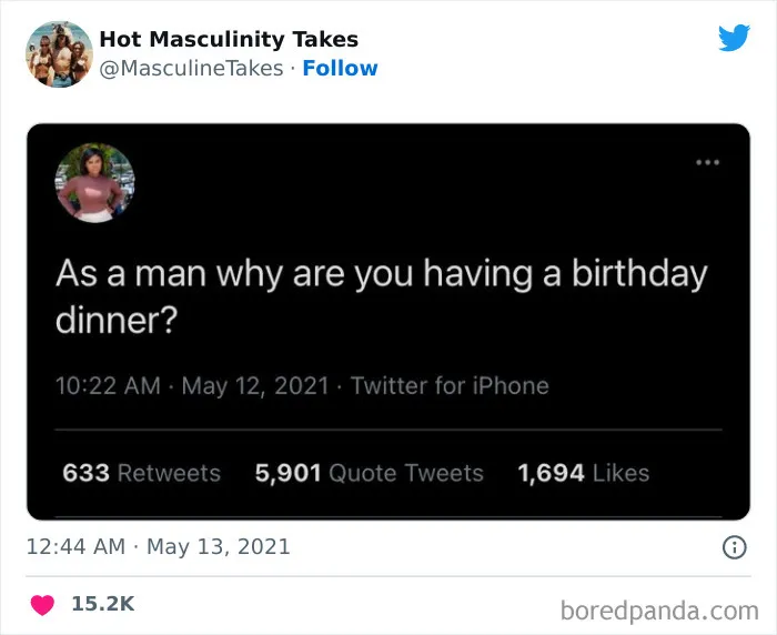 35 "Hot Masculinity Takes" That Are So Wrong, They Had To Be Shamed On This Twitter Page (New Posts)