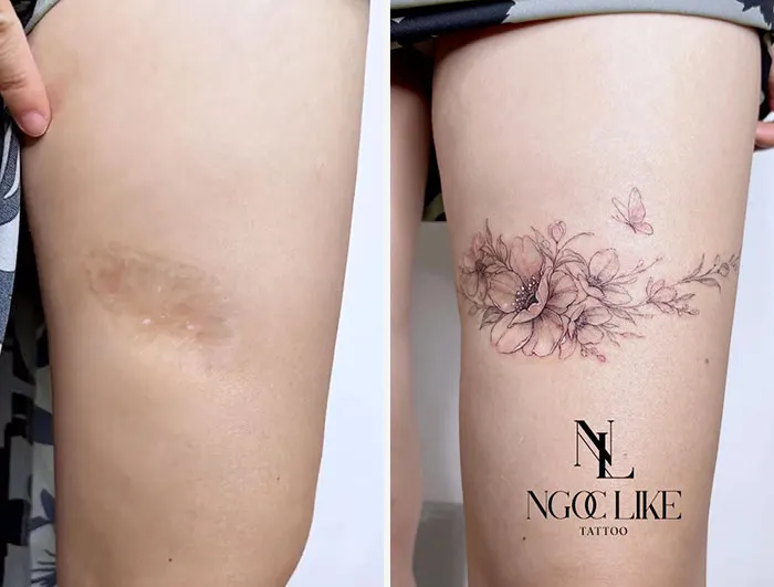 40 Personas que querían tapar sus cicatrices, y esta tatuadora lo consiguió (nuevas fotos)