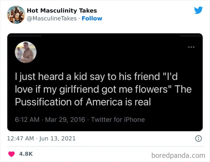 35 "Hot Masculinity Takes" That Are So Wrong, They Had To Be Shamed On This Twitter Page (New Posts)