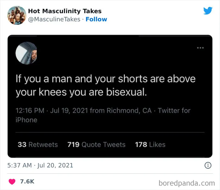 35 "Hot Masculinity Takes" That Are So Wrong, They Had To Be Shamed On This Twitter Page (New Posts)