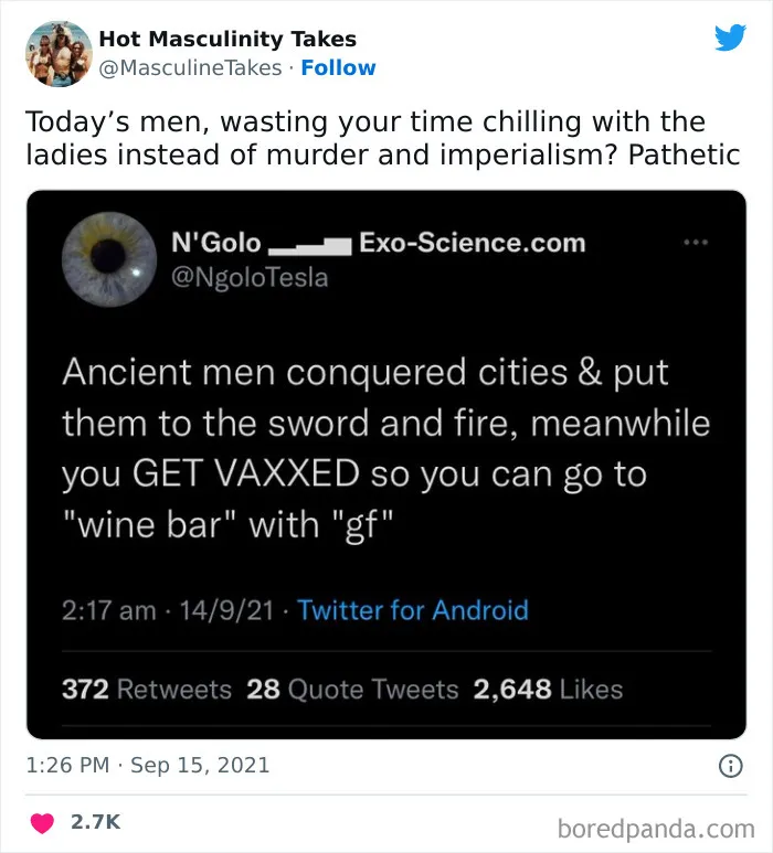 35 "Hot Masculinity Takes" That Are So Wrong, They Had To Be Shamed On This Twitter Page (New Posts)