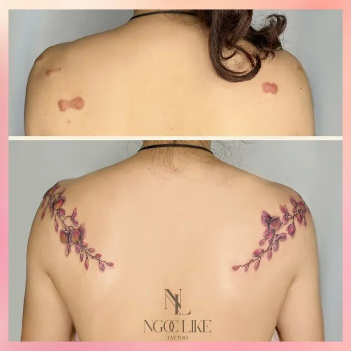 40 Personas que querían tapar sus cicatrices, y esta tatuadora lo consiguió (nuevas fotos)