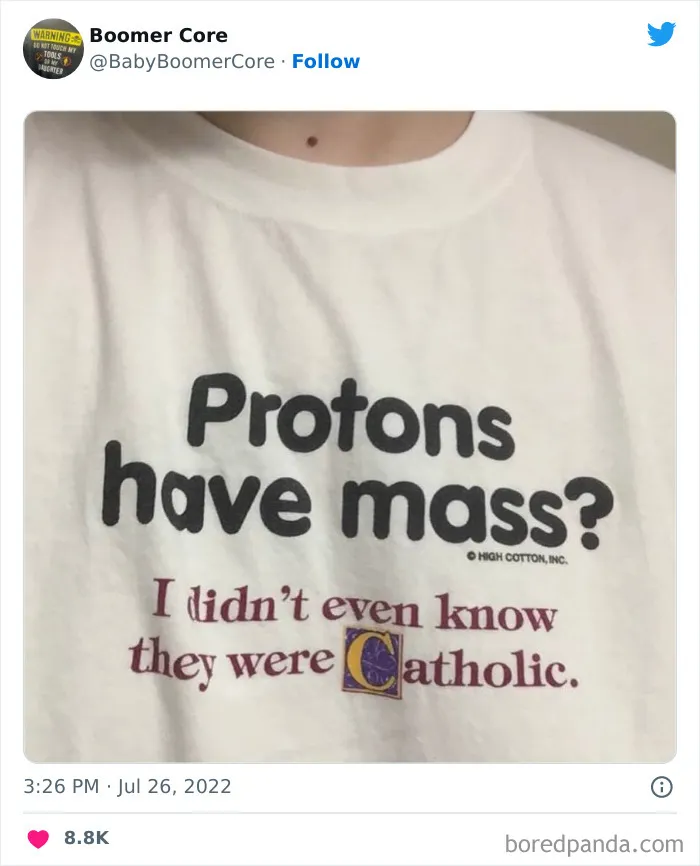 40 Cringy, Tasteless, And Cursed "Boomer Core" Items Of Clothing People Actually Wear In Public, As Shared On This Twitter Page