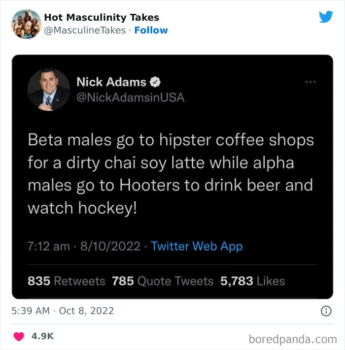 35 "Hot Masculinity Takes" That Are So Wrong, They Had To Be Shamed On This Twitter Page (New Posts)