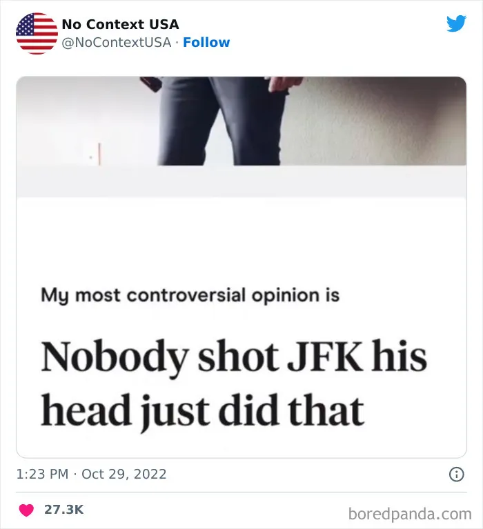 "No Context USA" Twitter Page Proves That There's No Other Place Like It In The World, Here Are 40 Of Their Funniest Posts